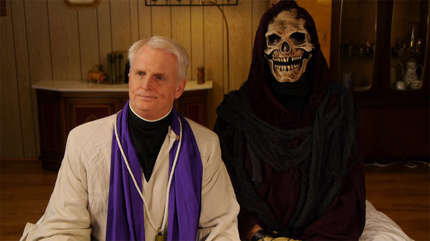 The Priest (John Chapman) and the Grim Reaper (Paris Dolph)